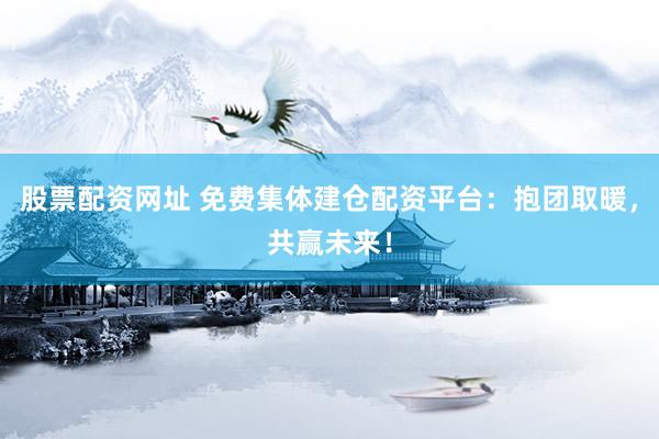 股票配资网址 免费集体建仓配资平台：抱团取暖，共赢未来！